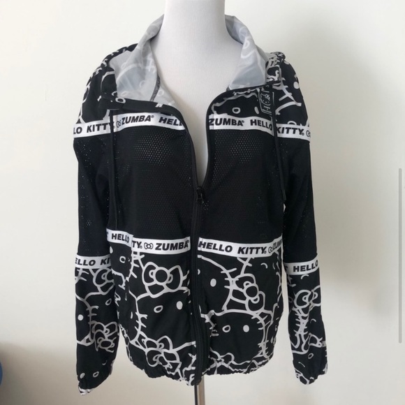 Zumba Fitness Jackets & Coats Nwt Zumba X Hello Kitty Zipup Jacket